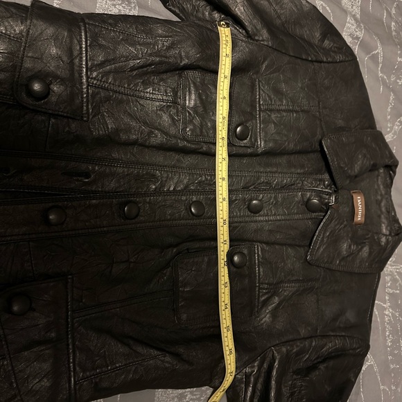 NWOT Danier Leather Jacket Black Size Small - Picture 7 of 8